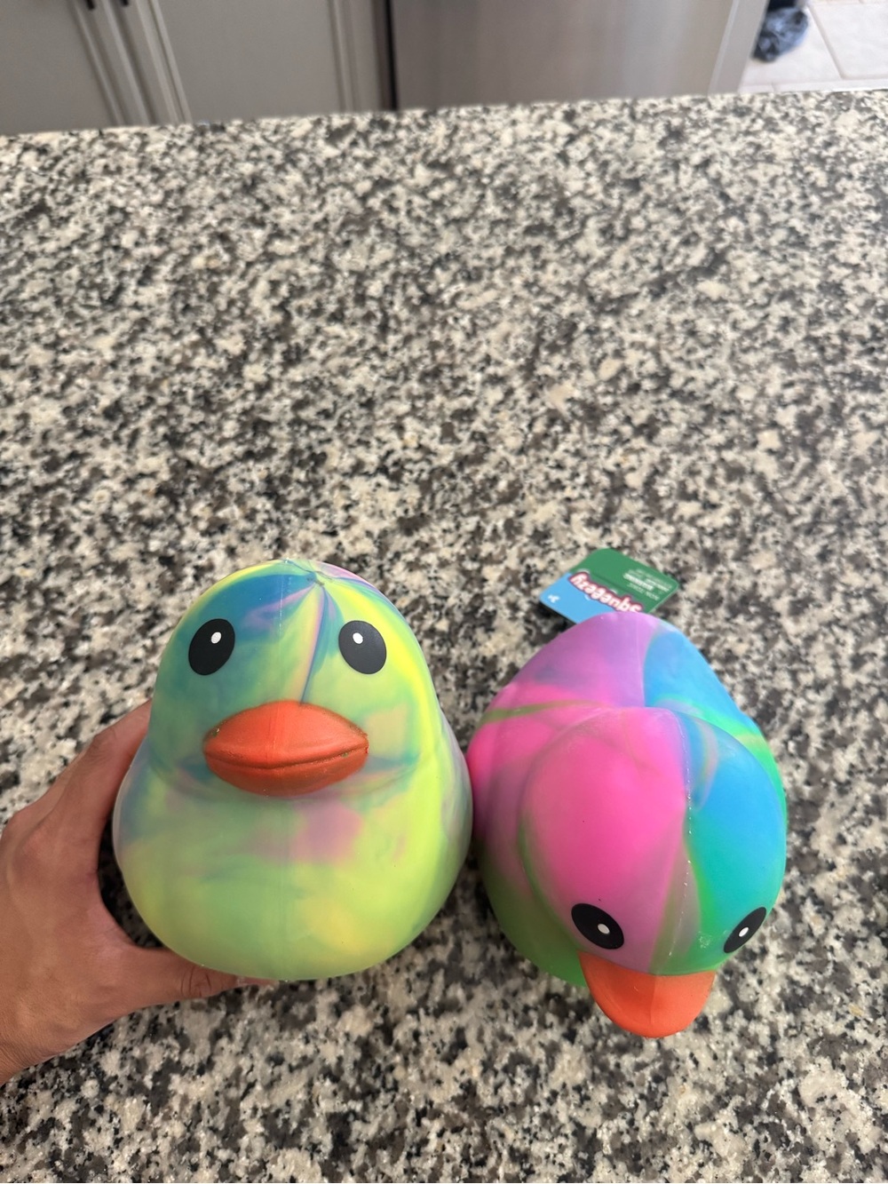 Sunny Days Jumbo Squeezy Ducks